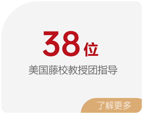 38位 美国藤校教授团指导